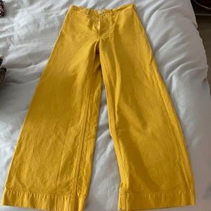 Never worn Jesse Kamm pants size 2 Caribbean gold